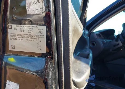 2010 Chevrolet Impala Ls из США, поврежденный, VIN 2G1WA5EK1A1122220